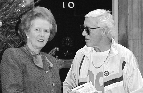 Image of Jimmy Savile and Margaret Thatcher
