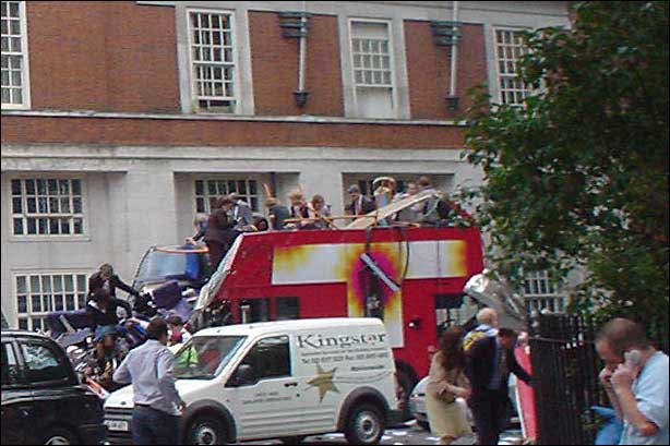 Image of Kingstar van at Tavistoc Sq 7 July 2005