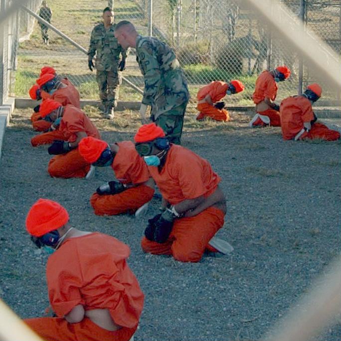 Image of Guantanamo Bay prisoners