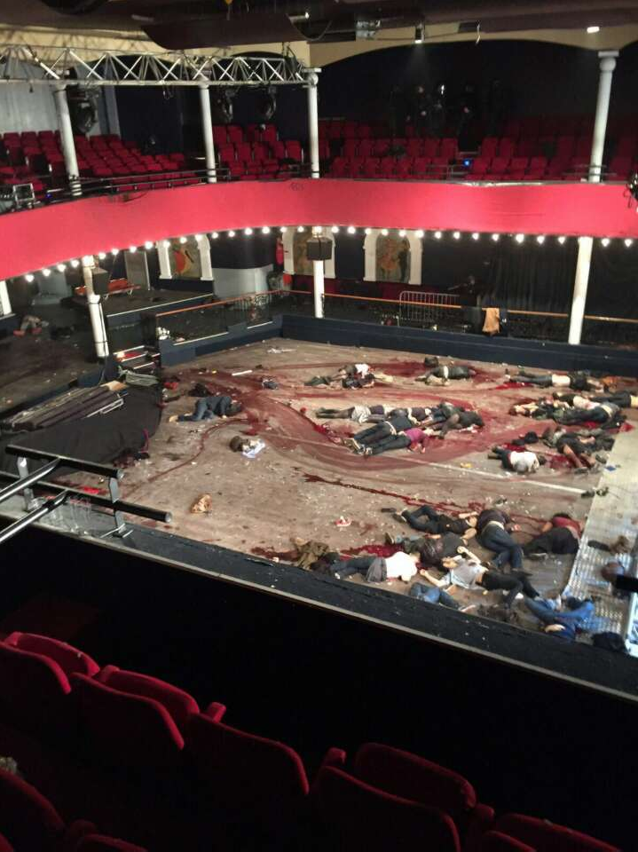 Image of Bataclan theatre following Paris attacks 13 November 2015